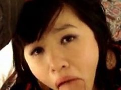Horny Korean student shows her BJ skills