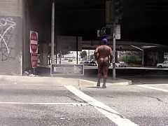 nude on the street