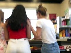 Hot Teens at Store