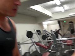 Jade Laroche gets fucked in a gym