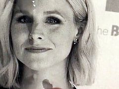 KRISTEN BELL CUM TRIBUTE 1