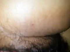 My wife hairy pussy licked and fucked doggy