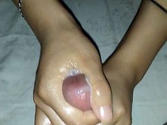 handjob cumshot