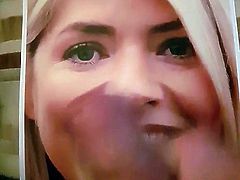 Holly Willoughby cumtribute 3