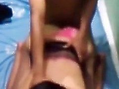 Indonesian Hot Milf fuck a stranger while husband watching