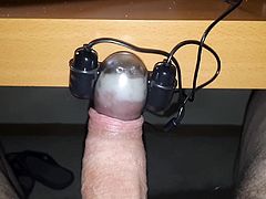 Cum in new vibrating Toy Vibrator with moan handsfree