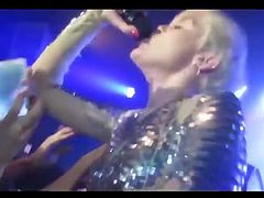 Miley cyrus hot performance on stage