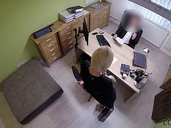 New porn videos with the hottest girls in troubles, with perfect bodies, tight asses and wet pussies. How far this gorgeous blonde babe will go to get some money? Watch hottest sex right on the office table!