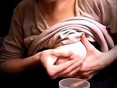 Breast milk hand expression tutorial demonstration