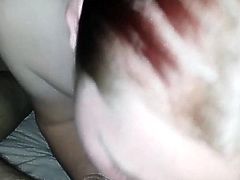 Taylor  Lust  gags on cumload in mouth.