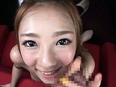 Needy young dilettante japan chick bukkake on web camera