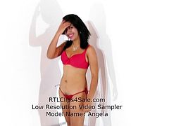 Latina amateur model Angela from Brazil