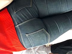 Indian Girl Tight Jeans  +