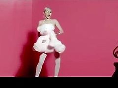 Miley Cyrus Pantyhose commercial