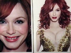 Christina Hendricks cum tribute 9