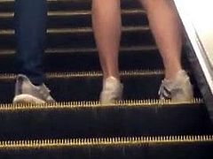 upskirt chinese at escalator 1