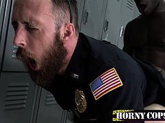 Criminal is taken to locker room