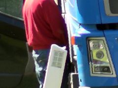 Older Truckers Caught Peeing 12