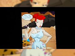 Cum tribute to Wilma Flinstone