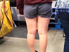 Chick in shorts