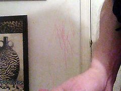 Me jerking it on camera for a girl. Huge load