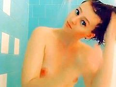 Sexy Darla girlfriend teen in shower