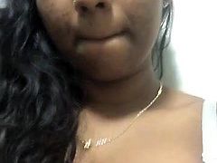 Tamil horny girl showing her hot boobs with moody face