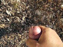 Jerk outside ( with cumshot)