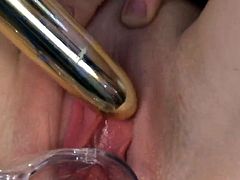 Elegant teenie is gaping narrowed pussy in close up a67eyp