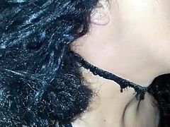 Gorgeous Latina Crossdresser Swallow Huge BBC Load