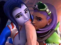 Overwatch heroes getting pussy drilled well