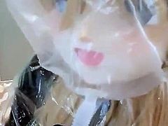 latex kigurumi quick breathplay