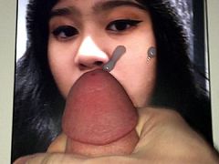 Cum Tribute: My cum on filipina girl's tongue