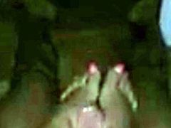 Amazing Footjob by My indian chick Big Cumshot Foot Fetish - Met Her on AMATEURMATCHUP(.)TK