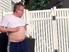 D1r7yChris dancing in my backyard and pissing in my mouth