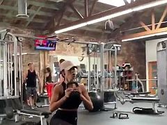 Nicole scherzinger sexy gym workout