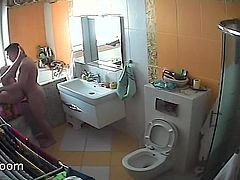 Husband Fucks wife in toilet
