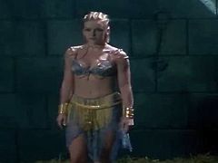 Extended Renee O'Connor Dungeon Dance