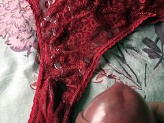 Cumming on used panties purchased from ukjuicyrachel