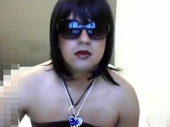 Horny crossdresser