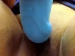 Desi horny girl masturbating with didlo and loud moaning