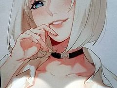 Anna (Shimoneta) Oppai Mousepad Cum Tribute