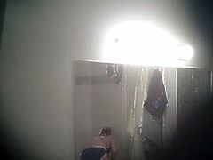 Hot Skinny Girl before Shower-Hidden Cam Clip