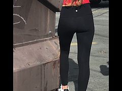 Sexy Teen Leggings Tight Ass