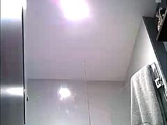 Hidden bathroom spy cam