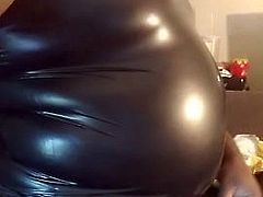 rubber wanking....