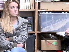Shoplyfter school girl fucked for stealing