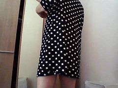 Cute polkadot dress crossdresser