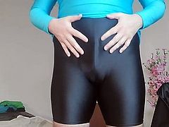 My tight and shiny lycra outfit