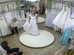 spy camera in the salon of wedding dresses 10 sorry no sound